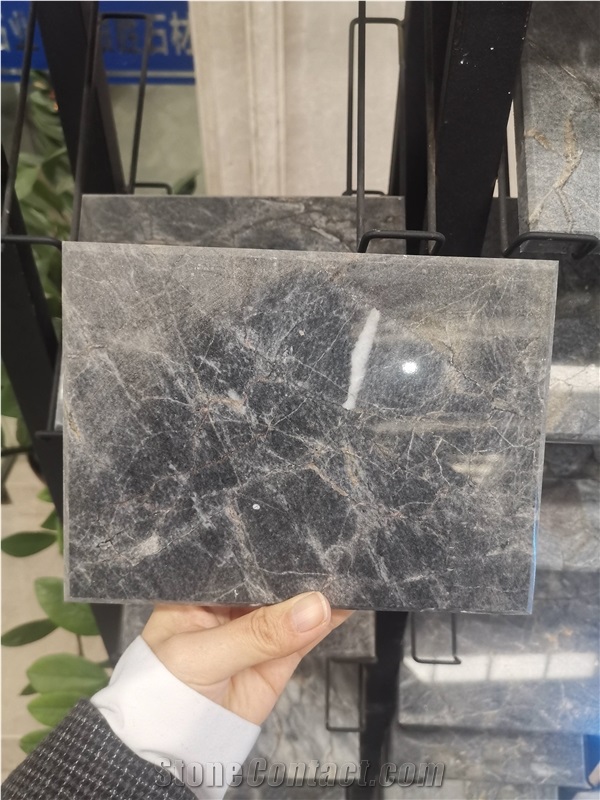 Amazon Blue Quartzite Grey Color Slabs