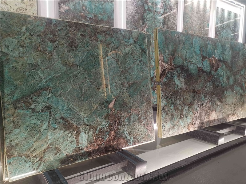 Amazon Green Lux Granite Slabs