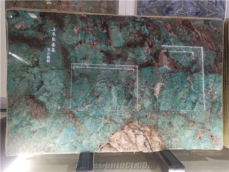 Amazonita Granite Home Wall Decor Panels
