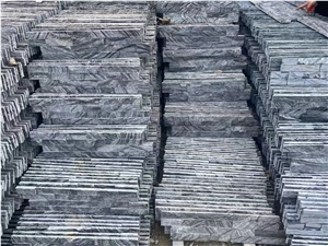Ancient Wood Grain Marble Cultured Stone Wall Cladding Panel
