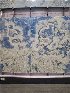 Blue Onyx Translucent Slabs For Wall Tiles