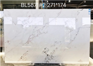 Caribbean Island Marble Slabs, Oyster White Marble
