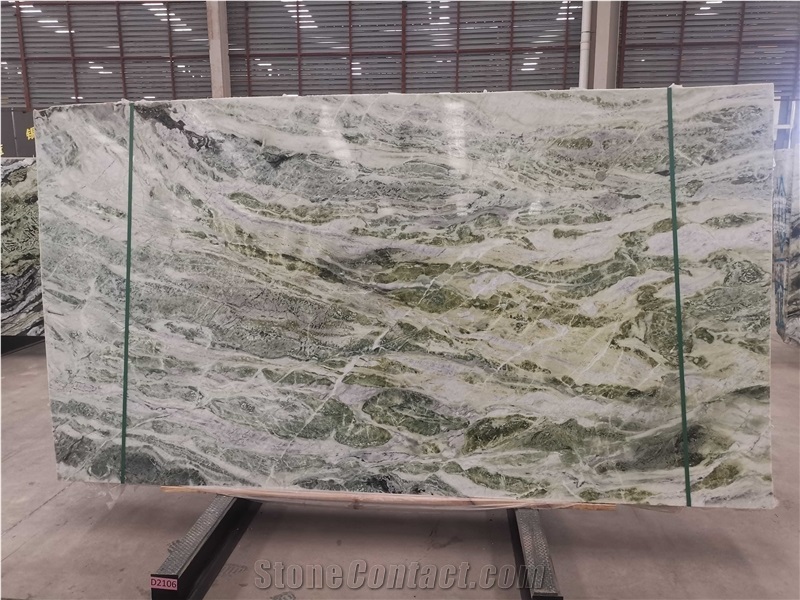Emerald Jade Marble Slabs Green Marble For Hotel Restaurant