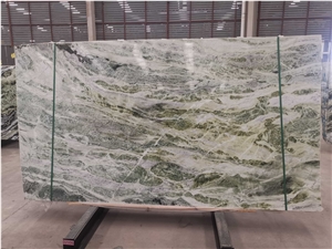 Emerald Jade Marble Slabs Green Marble For Hotel Restaurant