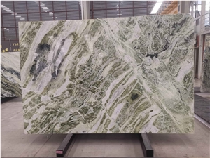 Emerald Jade Marble Slabs Green Marble For Hotel Restaurant