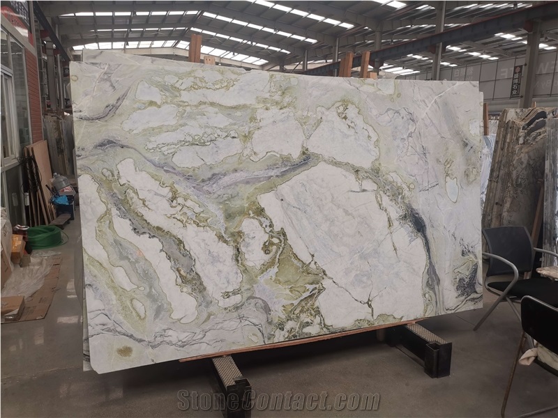 Emerald Jade Marble Slabs Green Marble For Hotel Restaurant