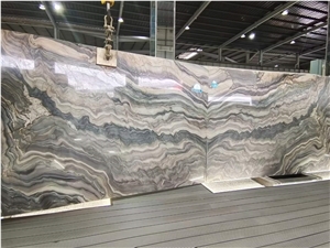 Explosion Blue Quartzite Restaurant Round Tabletops