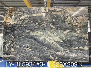 Explosion Blue Quartzite Restaurant Round Tabletops