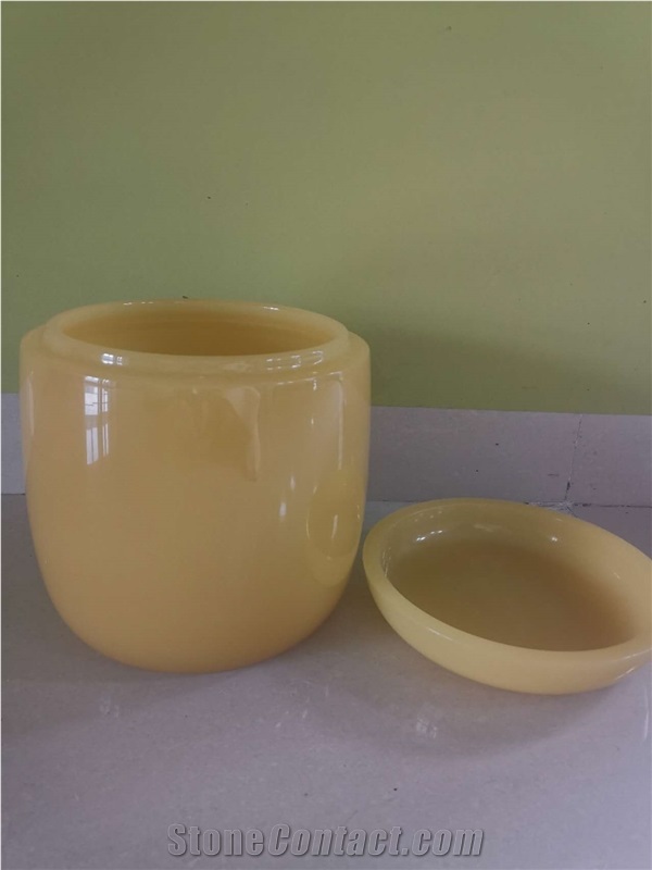 Honey Onyx Cremation Urns, Ash Urn