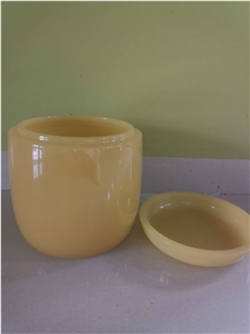 Honey Onyx Cremation Urns, Ash Urn