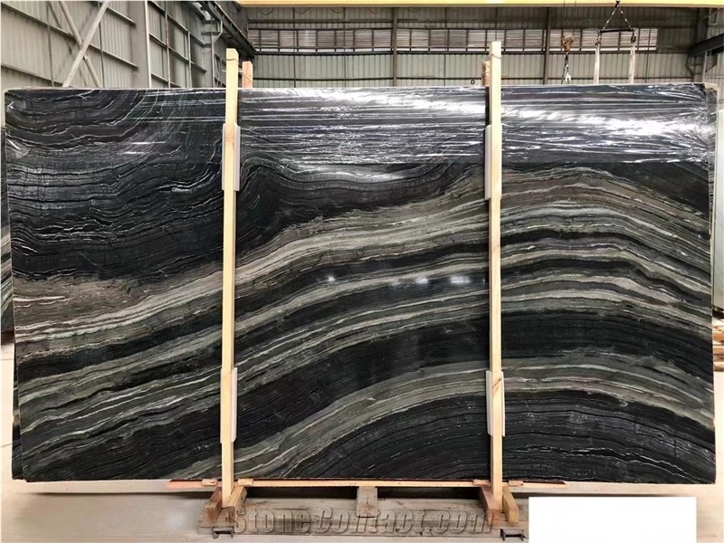 M711 Ancient Wood Grain Marble Slabs China Quarry Supply