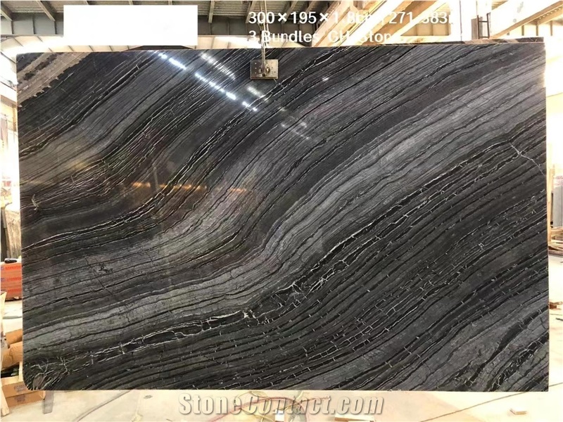 M711 Ancient Wood Grain Marble Slabs China Quarry Supply