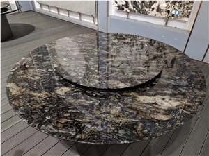 Metallic Granite Top Brown Polished Slabs
