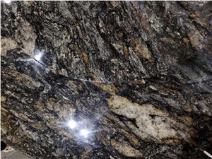 Metallic Granite Top Brown Polished Slabs