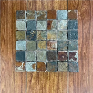 Natural Stone Mosaic Tiles Wall Mosaic Tumbled Mosaic