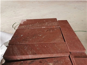 Red Porphyry Stair Riser, G666 Dayang Red Porphyry