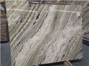 Shangri La Jade Green Marble Slabs & Wall Tiles