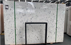 Aritificial Slabs& White Precast Terrazzo Slabs