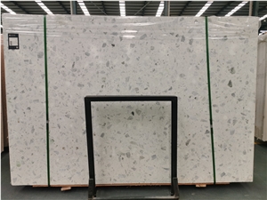 Aritificial Slabs& White Precast Terrazzo Slabs