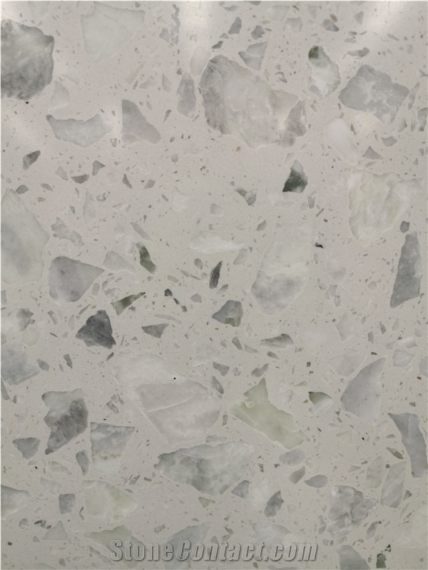 Aritificial Slabs& White Precast Terrazzo Slabs
