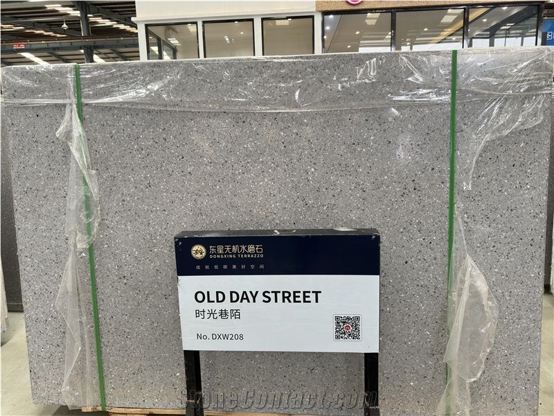 Grey Artificial Stone Inorganic Terrazzo Slabs