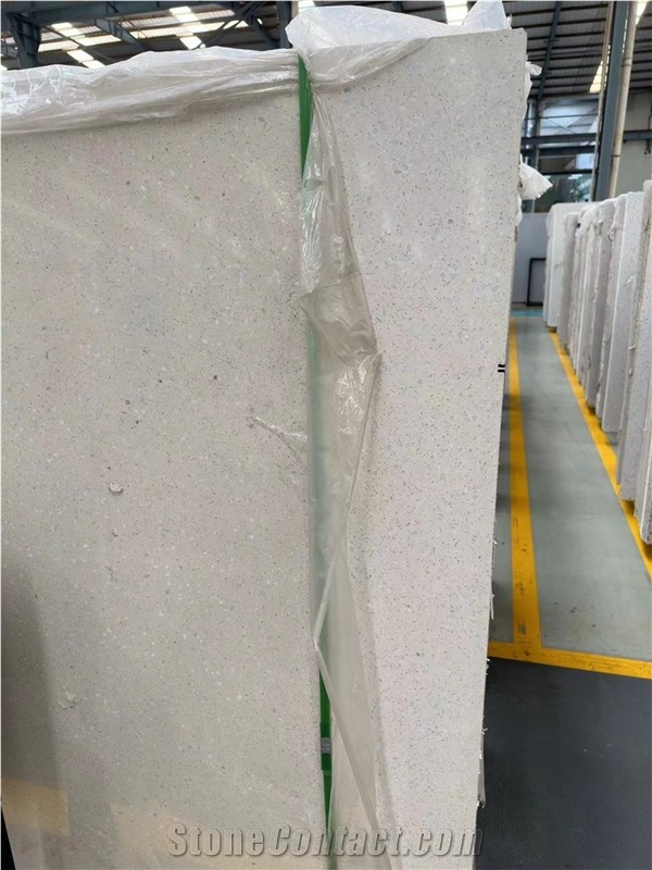 Snowing Dawn A Artificial Stone Precast Terrazzo Slabs