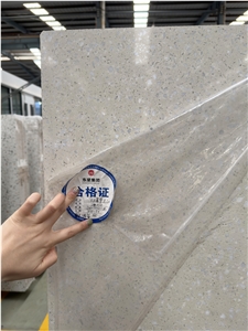Snowing Dawn A Artificial Stone Precast Terrazzo Slabs