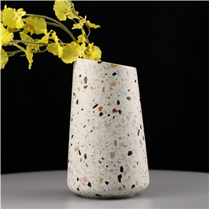 Terrazzo Decoration Home Indoor Vase For Decoration