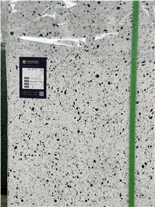 Top Quality Artificial Stone White Color Inorganic Terrazzo