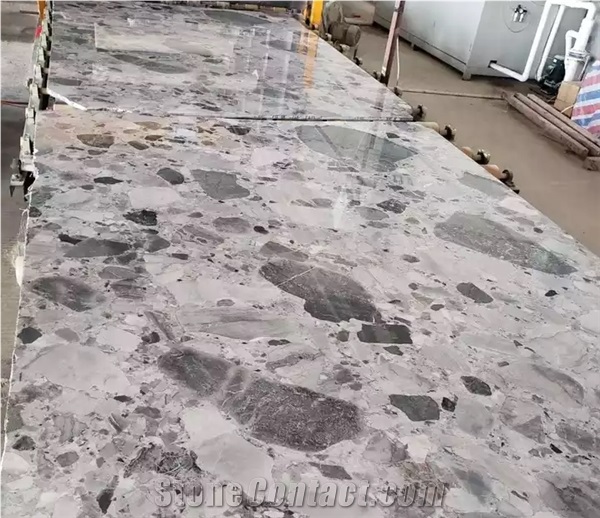 Natural Grey Conglomerate Slabs