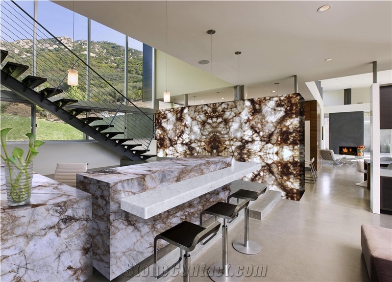 Cristallo Citrino Quartzite Slabs