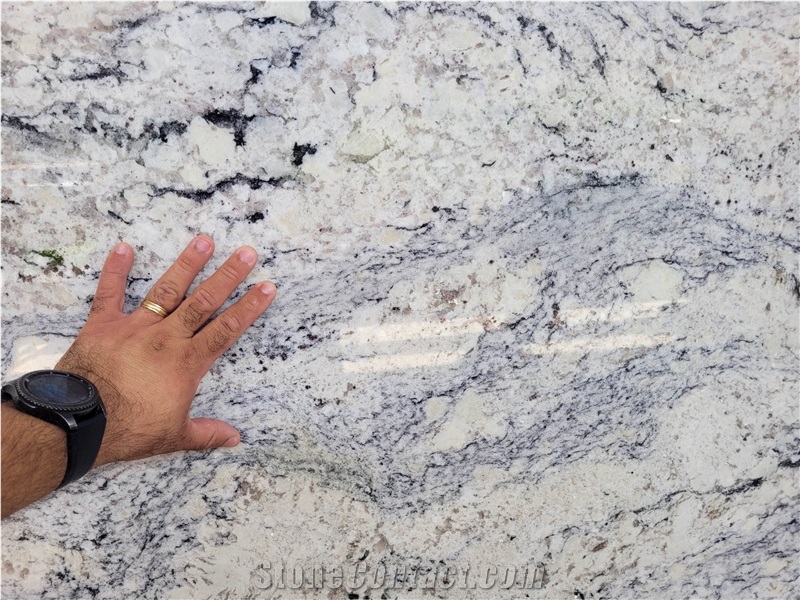 White Ice Granite Slabs