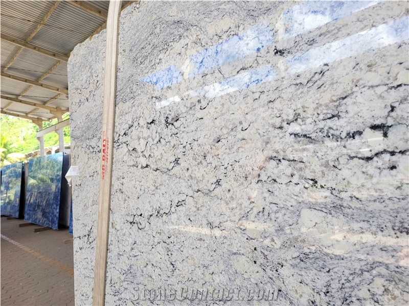 White Ice Granite Slabs