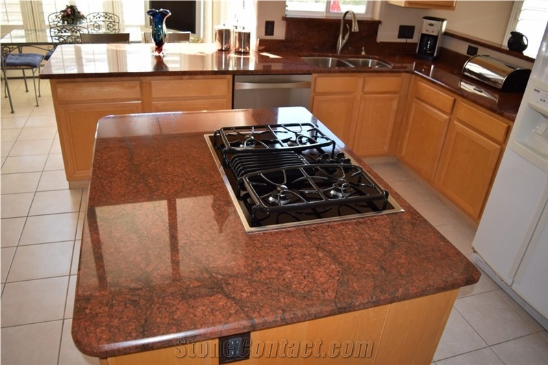 Granite Kitchen Counter Tops Pencil Round Edge