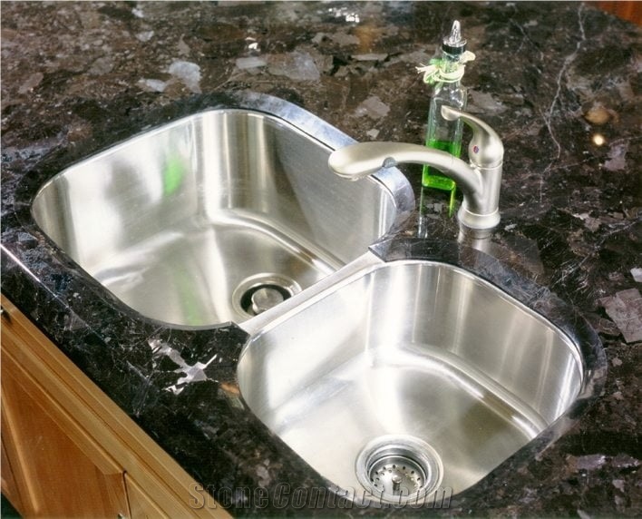 Granite Kitchen Counter Tops Pencil Round Edge