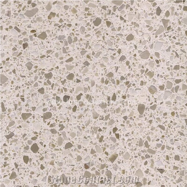 Terrazzo Tile Beige Cream Artificial Stone Wall Tiles