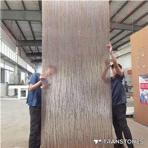 Acrylic Wall Decorative Panels With Thatch Interlayer