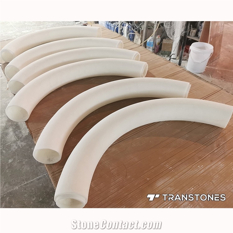 Translucent Ceiling Lamp White Faux Onyx Alabaster Ring