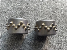 Diamond Bush Hammer Roller For Granite Aging