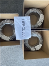 Diamond Rubber Wire Saw For Granite Quarrying Fast Cutting
