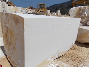 Snow White Thassos Marble Blocks
