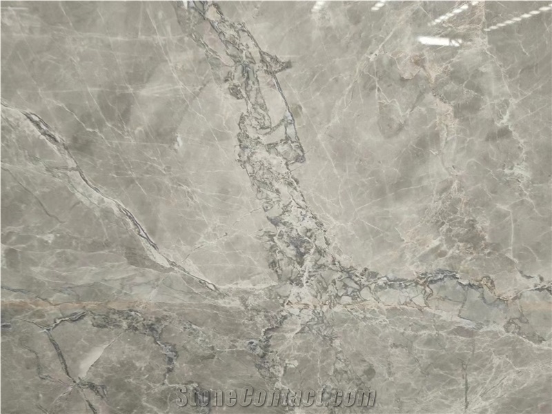 Armani Silver Marble Slabs In China Market