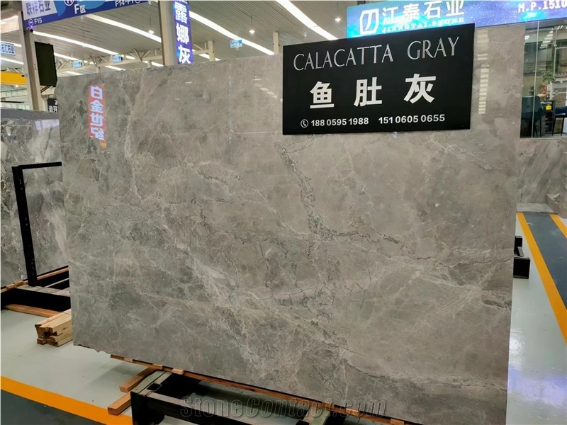 Armani Silver Marble Slabs In China Market
