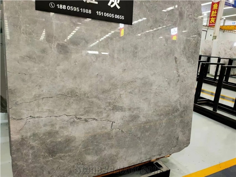 Armani Silver Marble Slabs In China Market