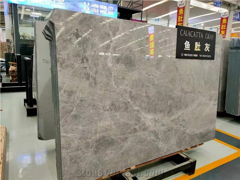 Armani Silver Marble Slabs In China Market