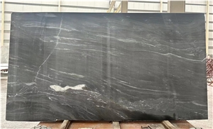 Brazil Black Tempest Quartzite Slab Tile In China Market