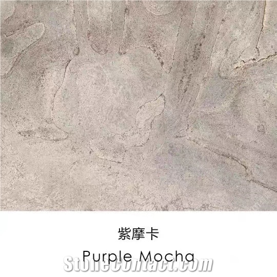 Brazil Purple Mocha Slab Wall Tile In China Stone Market