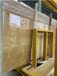 Giallo Reale Marble Jazz Yellow Flooring Tiles