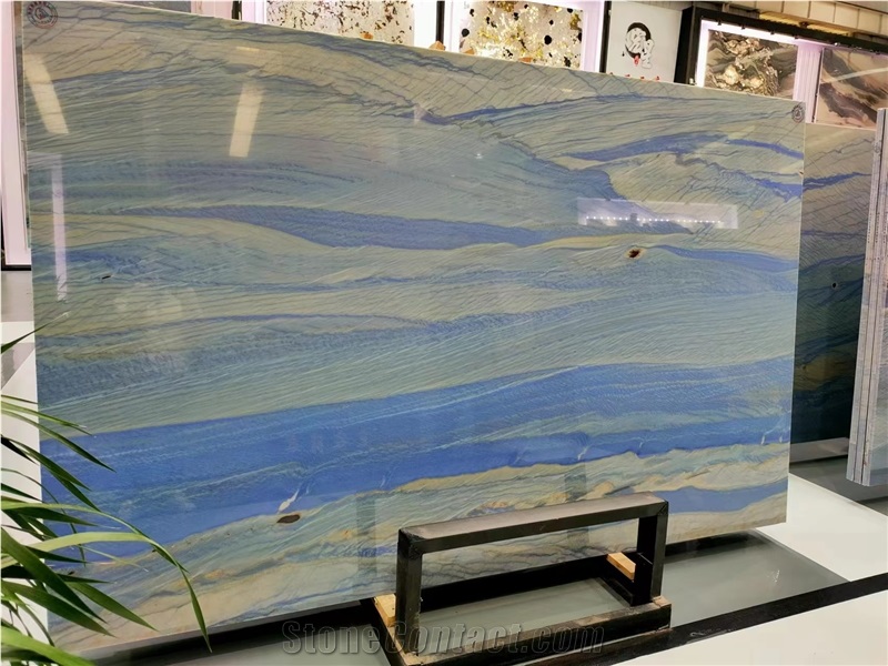 Grand Skylight Quartzite Blue Sky, Azul Macaubas Quartzite