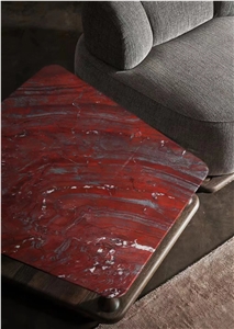 Iron Red Granite Exta Slab Tile In China Stone Market